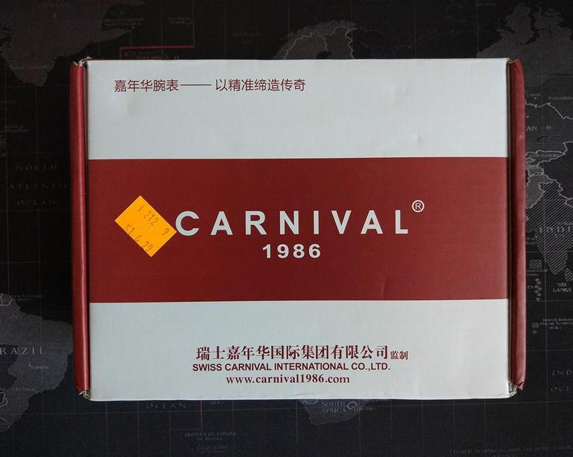 Наручные часы CARNIVAL 8638G с тритиевой подсветкой