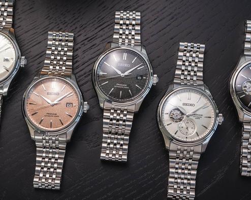 Seiko обновляет линейку Presage пятью моделями с циферблатами в стиле японского шелка